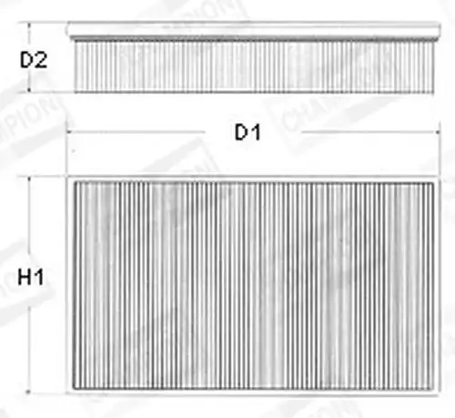 въздушен филтър CHAMPION U502/606