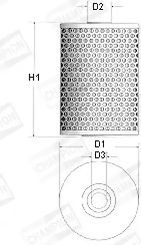 маслен филтър CHAMPION X103/606