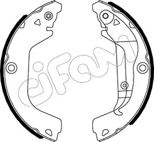 комплект спирачна челюст CIFAM 153-484