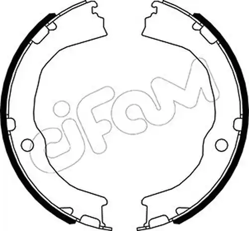 комплект спирачна челюст, ръчна спирачка CIFAM 153-485