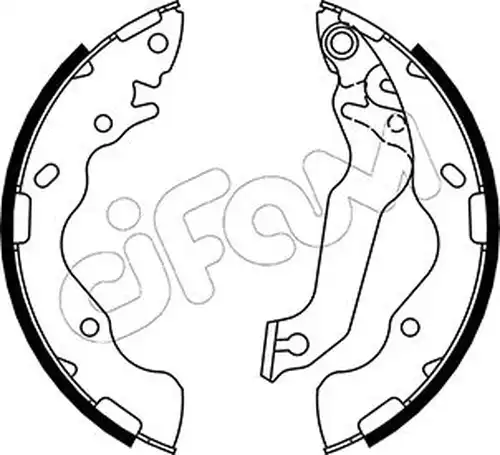 комплект спирачна челюст CIFAM 153-504