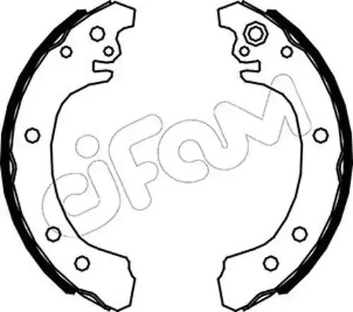 комплект спирачна челюст CIFAM 153-523