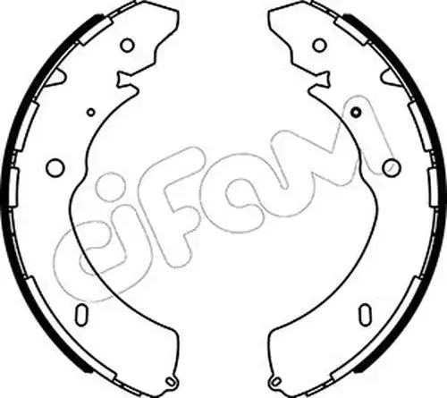 комплект спирачна челюст CIFAM 153-572