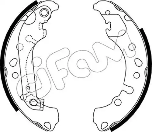 комплект спирачна челюст CIFAM 153-721