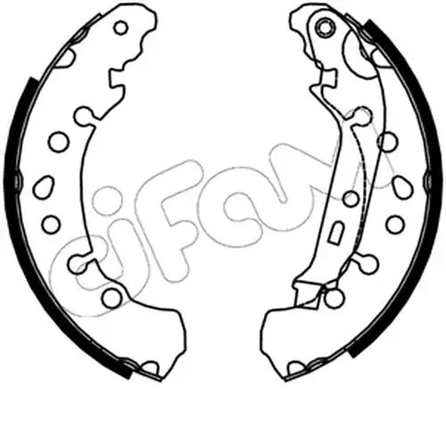 комплект спирачна челюст CIFAM 153-750