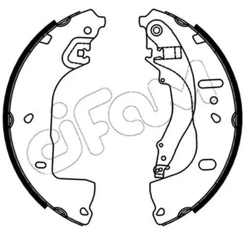 комплект спирачна челюст CIFAM 153-764