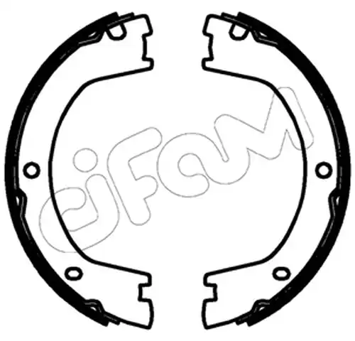 комплект спирачна челюст, ръчна спирачка CIFAM 153-765