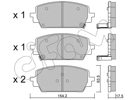 накладки CIFAM 822-1303-0