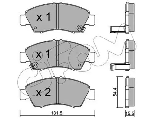 накладки CIFAM 822-138-0