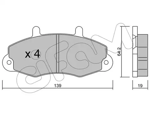 накладки CIFAM 822-194-0