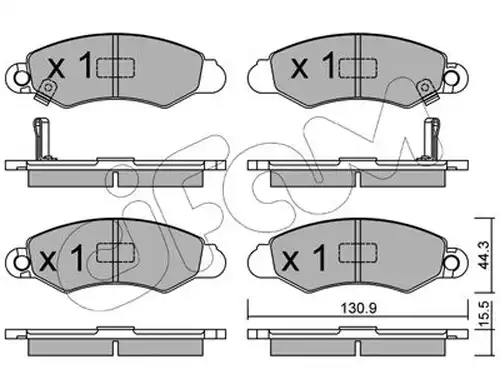 накладки CIFAM 822-418-0