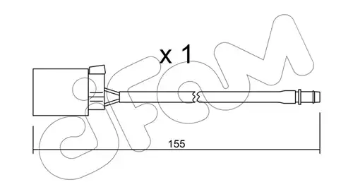 предупредителен контактен сензор, износване на накладките CIFAM SU.015