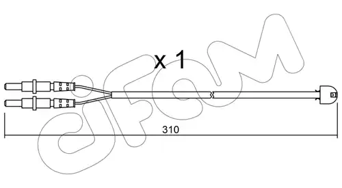 предупредителен контактен сензор, износване на накладките CIFAM SU.242
