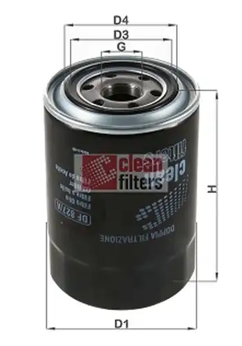 маслен филтър CLEAN FILTERS DF 827/A