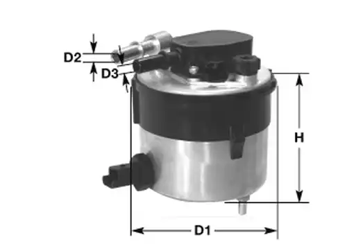 горивен филтър CLEAN FILTERS DNW2504