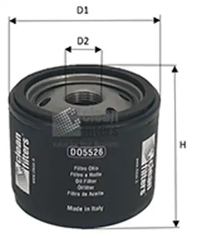 маслен филтър CLEAN FILTERS DO5526