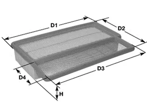 въздушен филтър CLEAN FILTERS MA3106