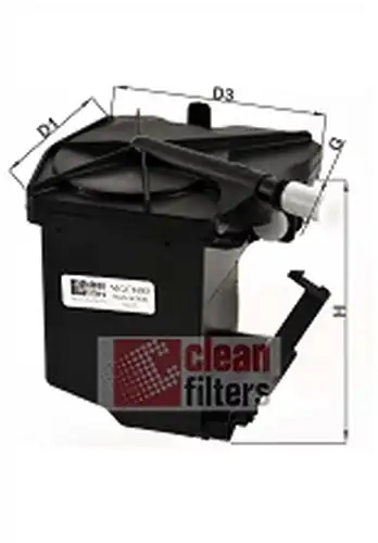 горивен филтър CLEAN FILTERS MGC1683