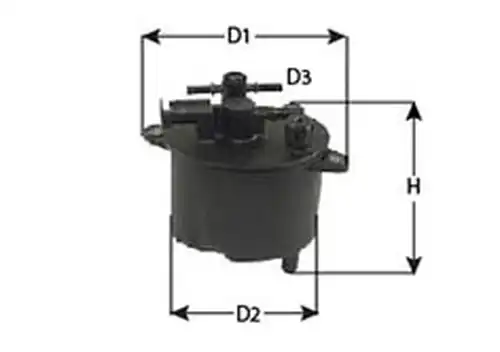 горивен филтър CLEAN FILTERS MGC1697