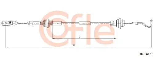 жило за газ COFLE 10.1415