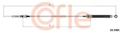 въжен механизъм, ръчна трансмисия COFLE 10.3481