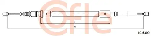 жило за ръчна спирачка COFLE 10.6300