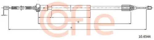 жило за ръчна спирачка COFLE 10.6544