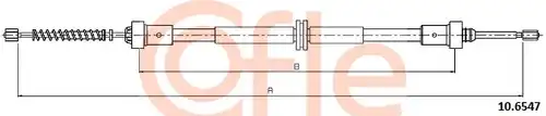 жило за ръчна спирачка COFLE 10.6547