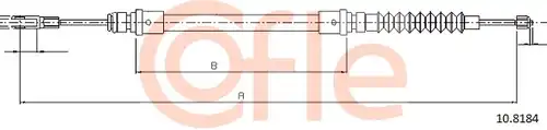 жило за ръчна спирачка COFLE 10.8184