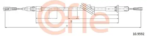 жило за ръчна спирачка COFLE 10.9592