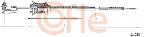 жило за газ COFLE 11.028