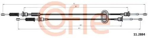 въжен механизъм, ръчна трансмисия COFLE 11.2884