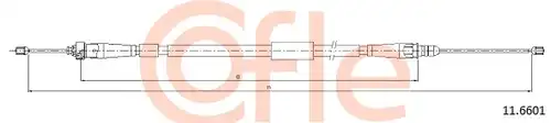 жило за ръчна спирачка COFLE 11.6601