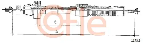 жило за газ COFLE 1173.3