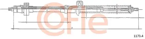 жило за газ COFLE 1173.4