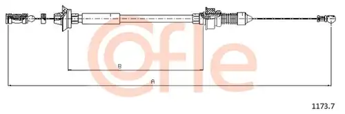 жило за газ COFLE 1173.7