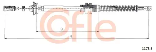 жило за газ COFLE 1173.8