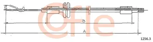 жило за капака на двигателя COFLE 1256.3