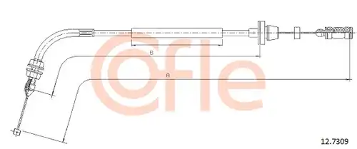 жило за газ COFLE 12.7309