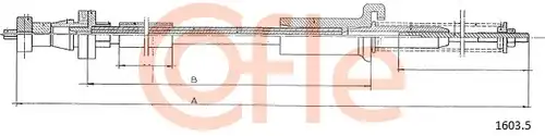 жило за газ COFLE 1603.5