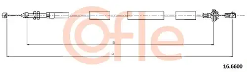 жило за газ COFLE 16.6600