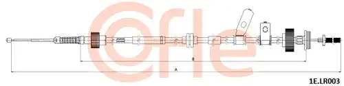 жило за ръчна спирачка COFLE 1E.LR003