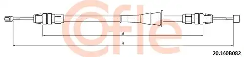 жило за ръчна спирачка COFLE 20.160B082