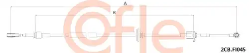 въжен механизъм, ръчна трансмисия COFLE 2CB.FI045