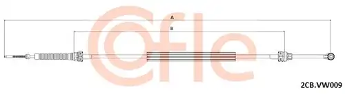 въжен механизъм, ръчна трансмисия COFLE 2CB.VK009