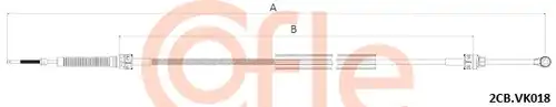 въжен механизъм, ръчна трансмисия COFLE 2CB.VK018