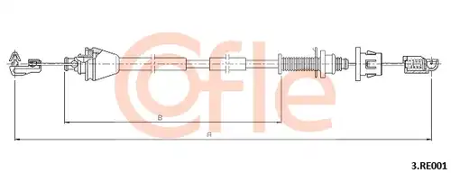 жило за газ COFLE 3.RE001