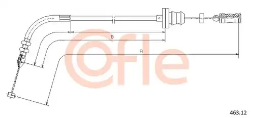 жило за газ COFLE 463.12