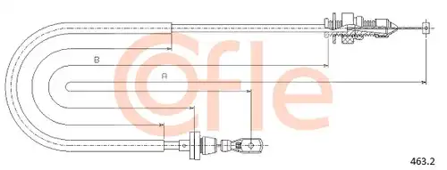 жило за газ COFLE 463.2