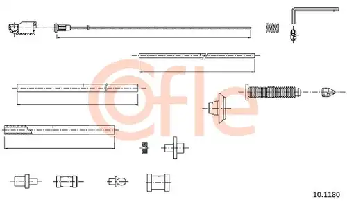 жило за газ COFLE 92.10.1180